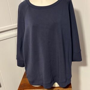Navy Blue Sweatshirt T Tahari